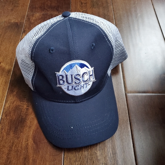 Bushlight tracker hat brand new with tags in dark blue and white - Picture 1 of 4